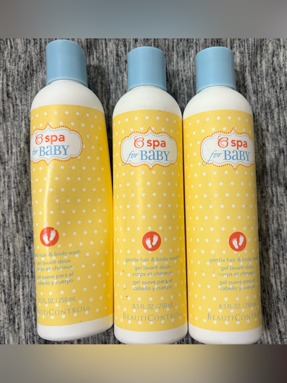 beauticontrol Spa for Baby Gentle Hair & Body Wash - Yellow & Light Blue
